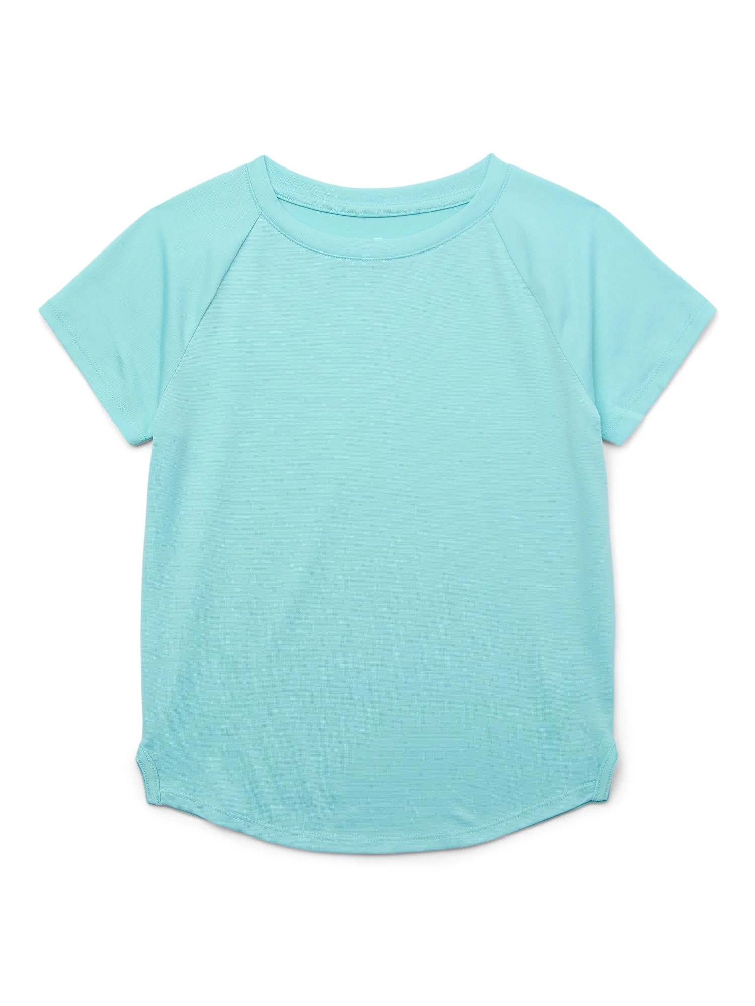 Athletic Works Girl's Active Short Sleeve T-Shirt, Sizes 4-18 & Plus | Walmart (US)