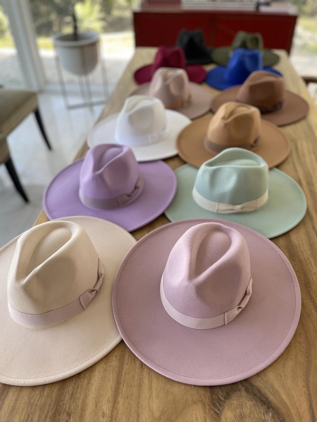 All season panama hat! Premium quality! Best Seller! Vegan Felt wide Brim Panama hat in faux felt... | Etsy (US)