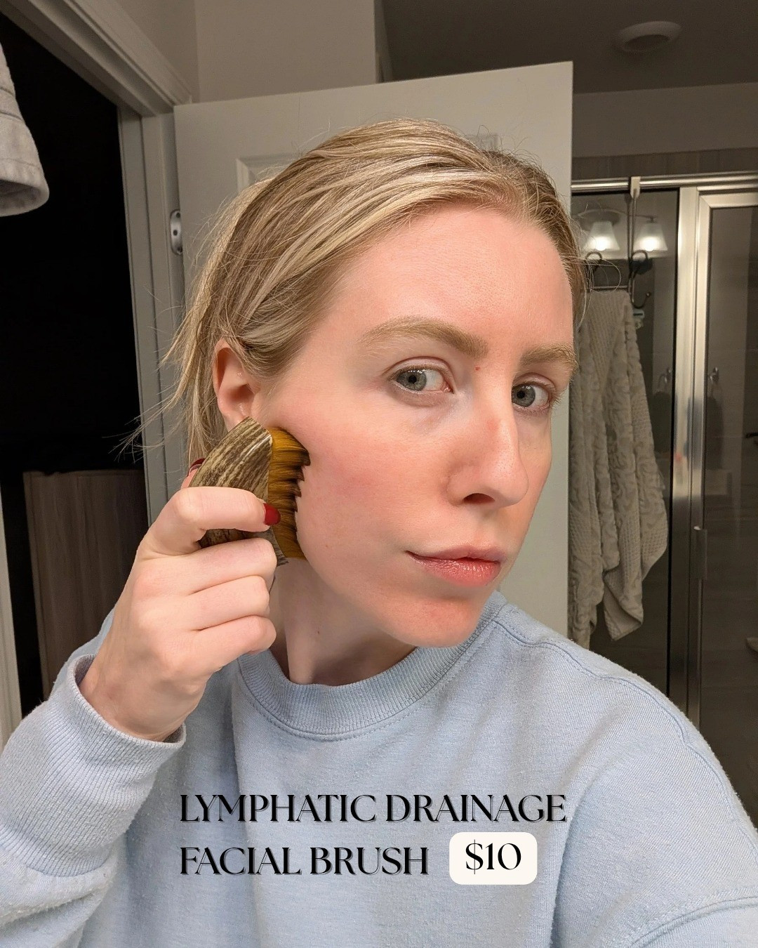 Soft facial brush for lymphatic drainage. Helps reduce puffiness and swelling. Only $10!

#LTKgrwm #LTKmorningroutine #LTKBeauty