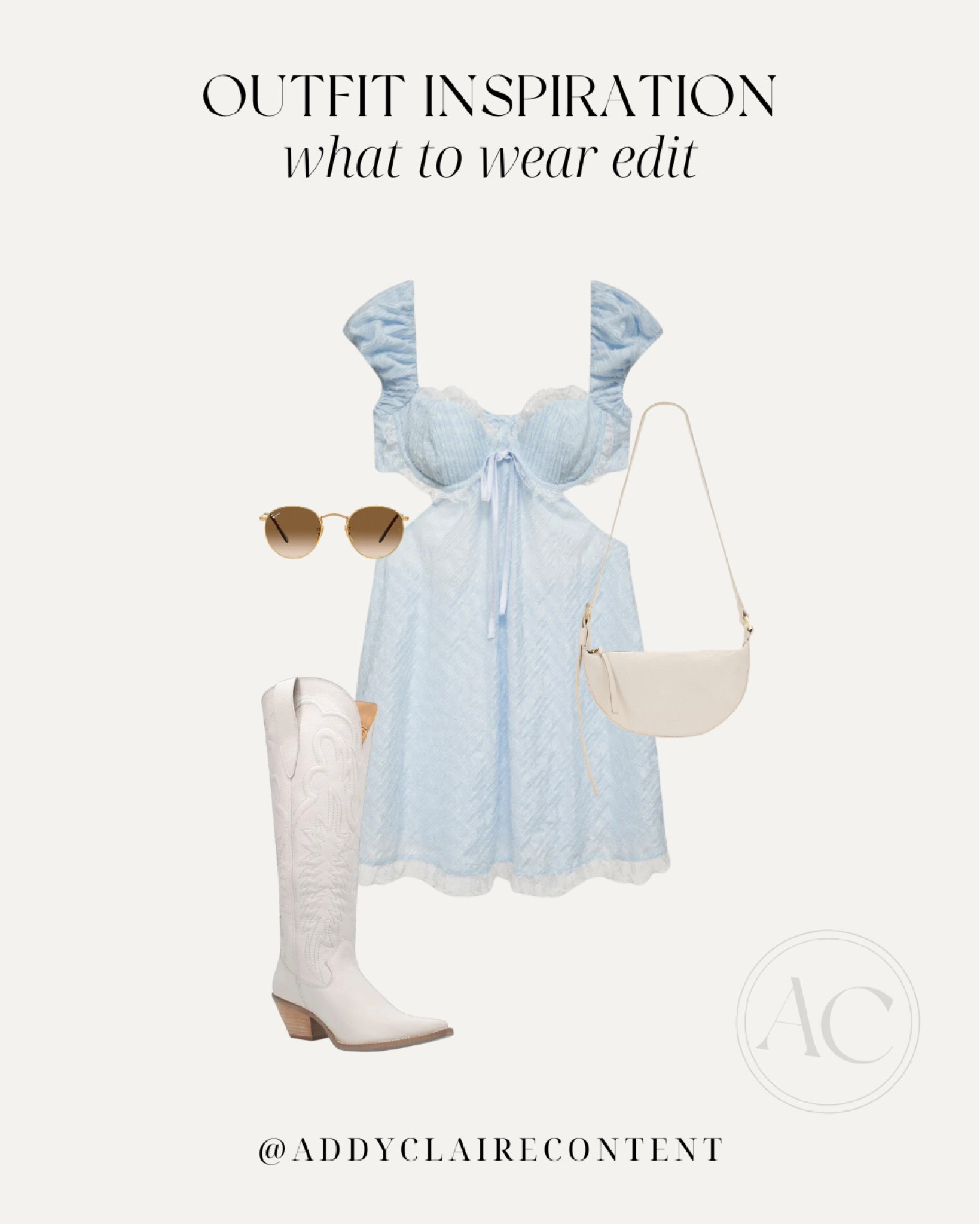 Country Concert Summer Outfit- Obsessed with this blue mini dress

summer mini dress/ Zach Bryan concert outfit/ Women's cowboy boots/ White cowboy boots/ country concert outfit ideas/ country concert fits/ country concert dress outfit/ Nashville outfit/ Morgan wallen concert outfit/ Luke combs concert outfit/ Riley green concert outfit/ costal cowgirl/ western outfit inspo/ Amazon country concert/ festival outfits/ 2024 festival fits

#LTKStyleTip #LTKFestival #LTKSeasonal