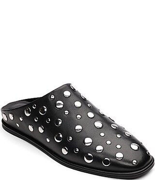Sanctuary Bari Studded Leather Mules -  5.5 | Dillard's