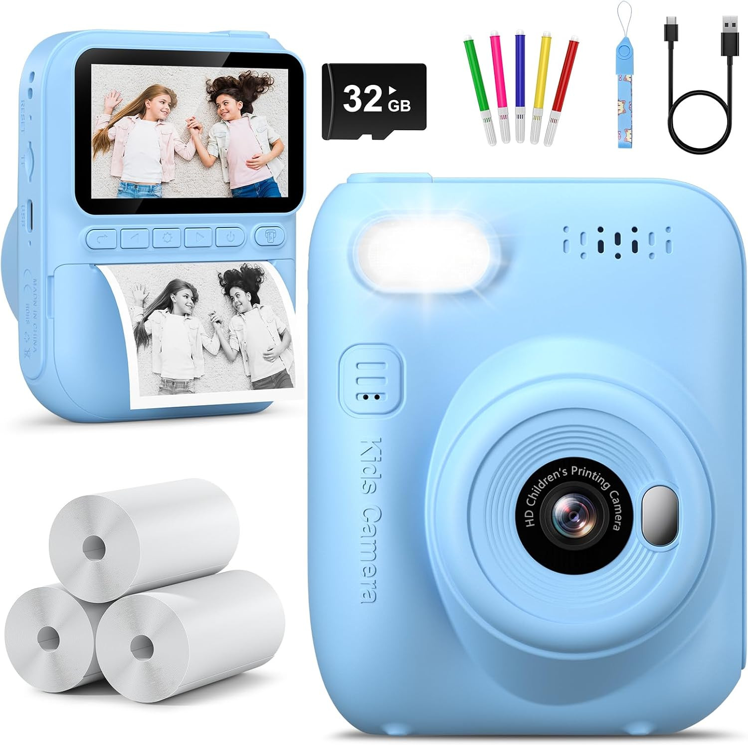 Hangrui Kids Camera Instant Print - Toddler Camera for Creative Exploration Ideal Kids Digital Ca... | Amazon (US)