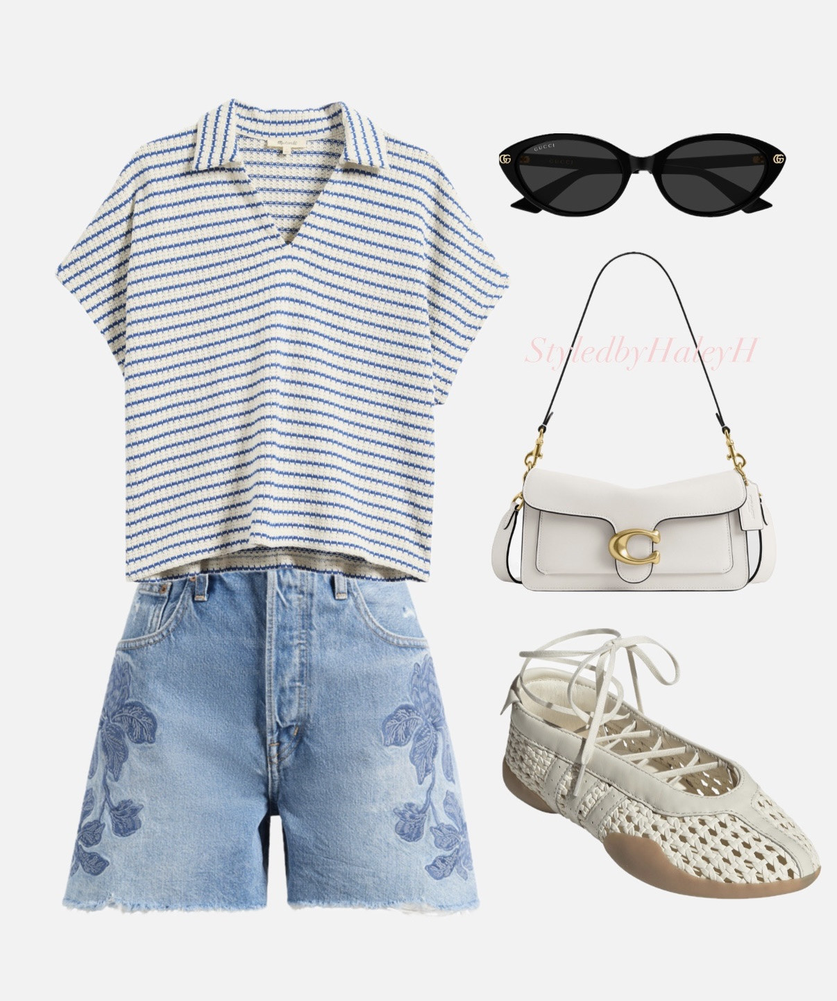 Casual every day outfit inspo, longer shorts for coverage and loose fitting top and comfy cute flats

#LTKootd #LTKmomlife