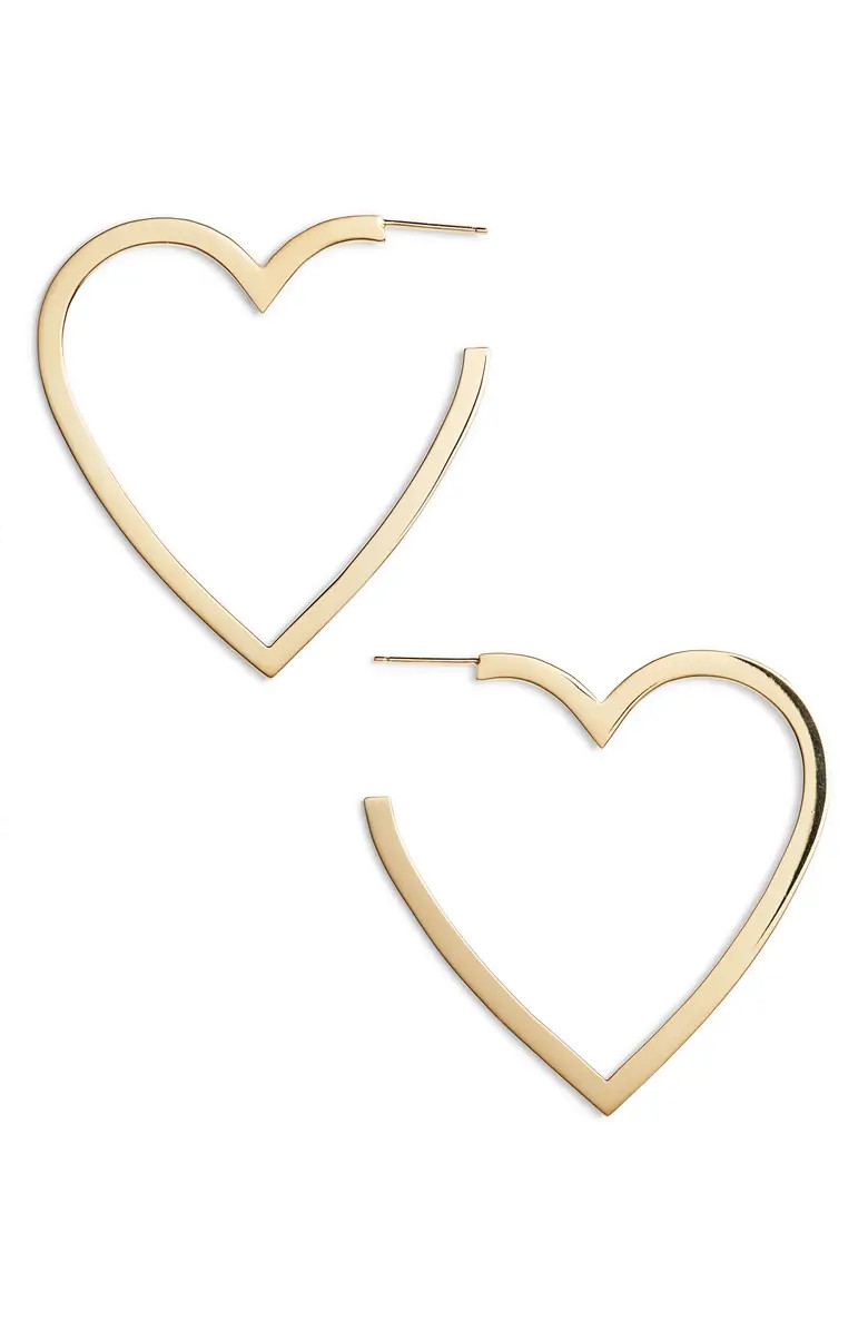 Jennifer Zeuner Larissa Medium Open Heart Earrings | Nordstrom | Nordstrom