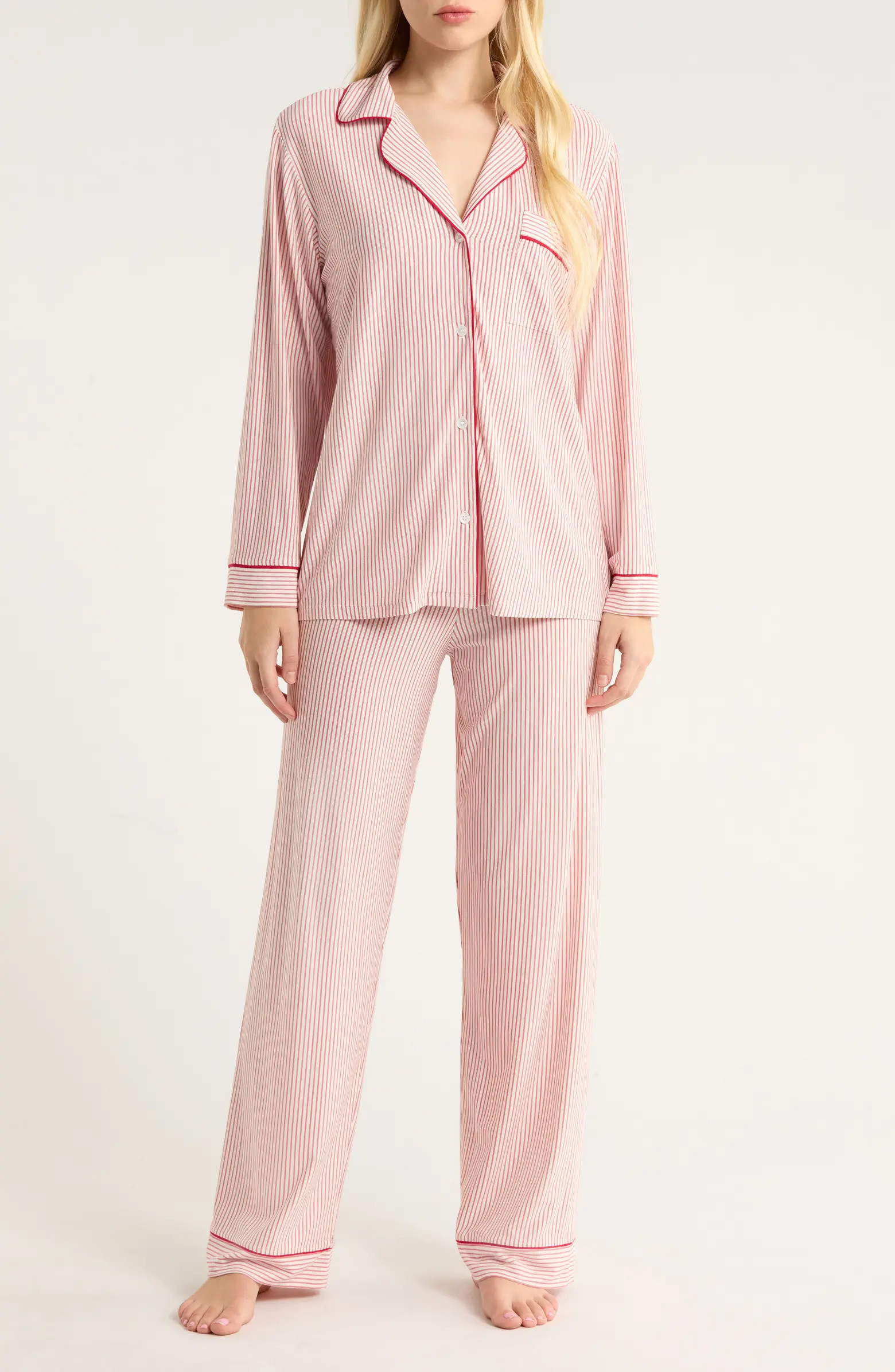 Gisele Printed Long Pajamas | Nordstrom