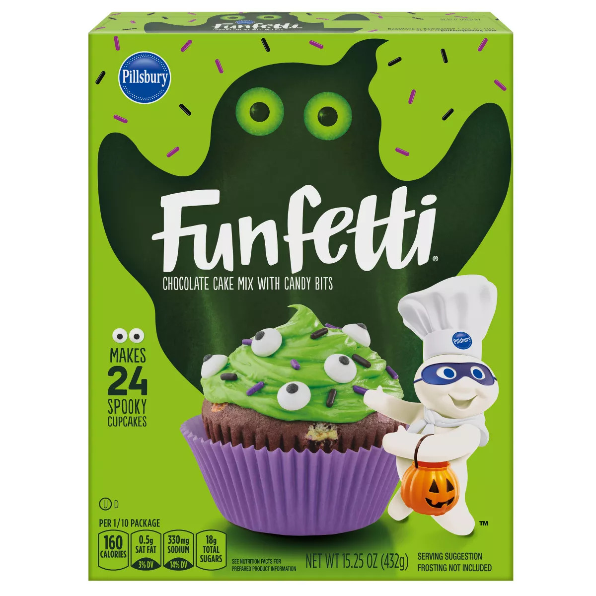 Pillsbury Funfetti Slime Chocolate Cake, 15.25 oz | Target