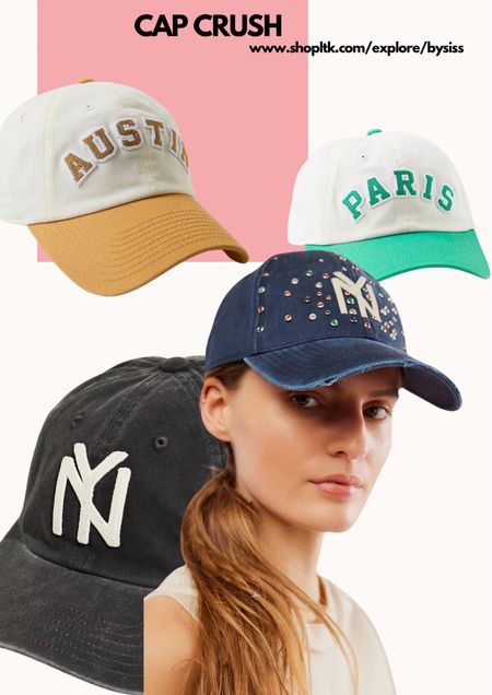 Baseball cap crush // free people caps 

#LTKFestival #LTKfindsunder50 #LTKSeasonal