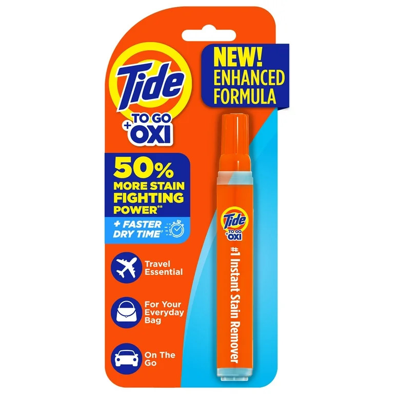 Tide To Go Instant Laundry Stain Remover Pen and Spot Cleaner, Travel and Pocket Size Stain Stick... | Walmart (US)