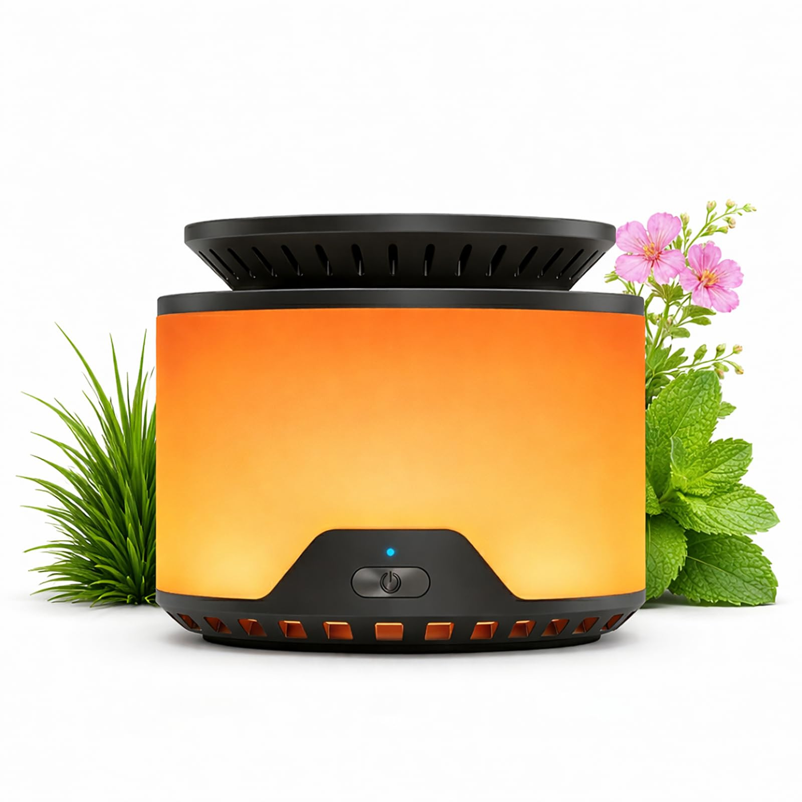Mosquito Repellent Outdoor Patio, Rechargeable Mosquito Repeller Warm Ambient Light, Plant-Based Electronic Bug Repellent Shield for Patio, Camping, Fishing & Backyard (2 Cartridges Included) | Amazon (US)