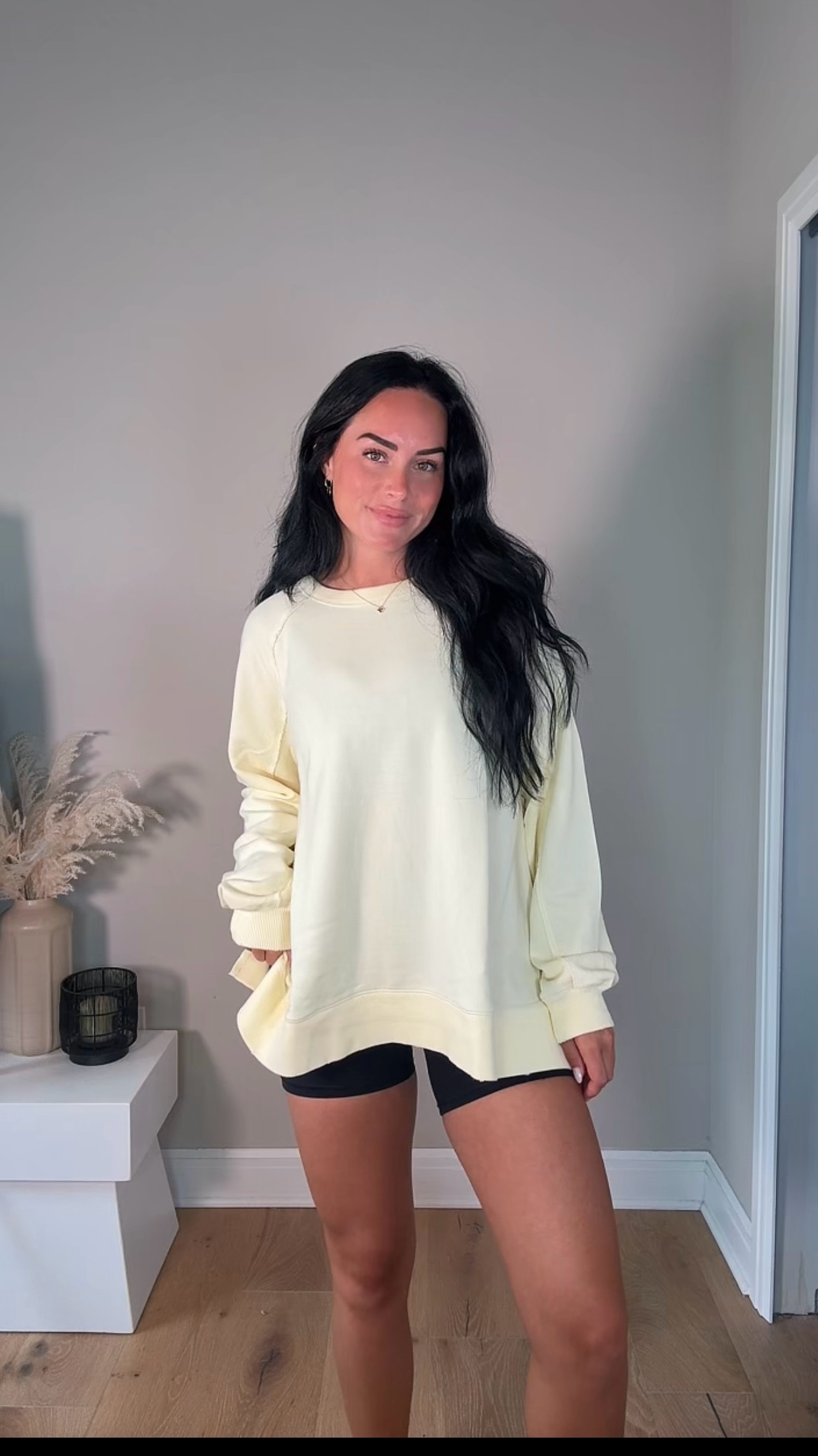 Nice lightweight crew 💛 So legging friendly! I seen it’s still currently on sale!!!

My Sizing 5’7, 145lbs, 32dd
I’m wearing size smalls 

#LTKSaleAlert #LTKFindsUnder50 #LTKSummerEdit