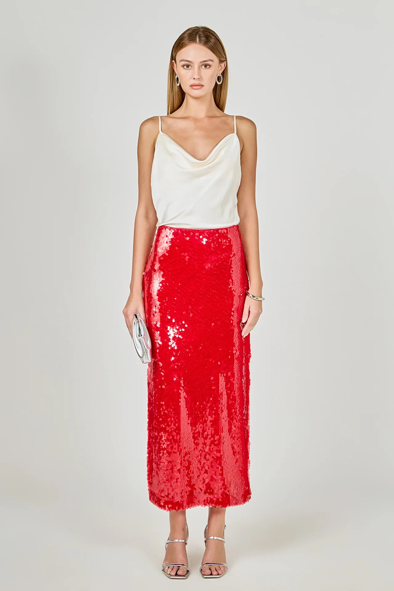 Sequins Midi Skirt | Endless Rose