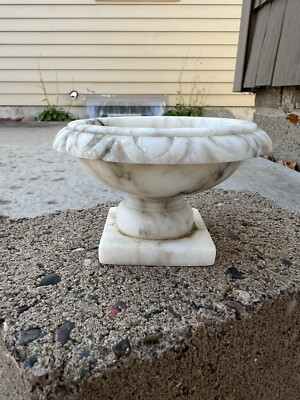 Vintage Italian Alabaster Bird Bath, 3.5" x 2 2/8", Original Sticker  | eBay | eBay US