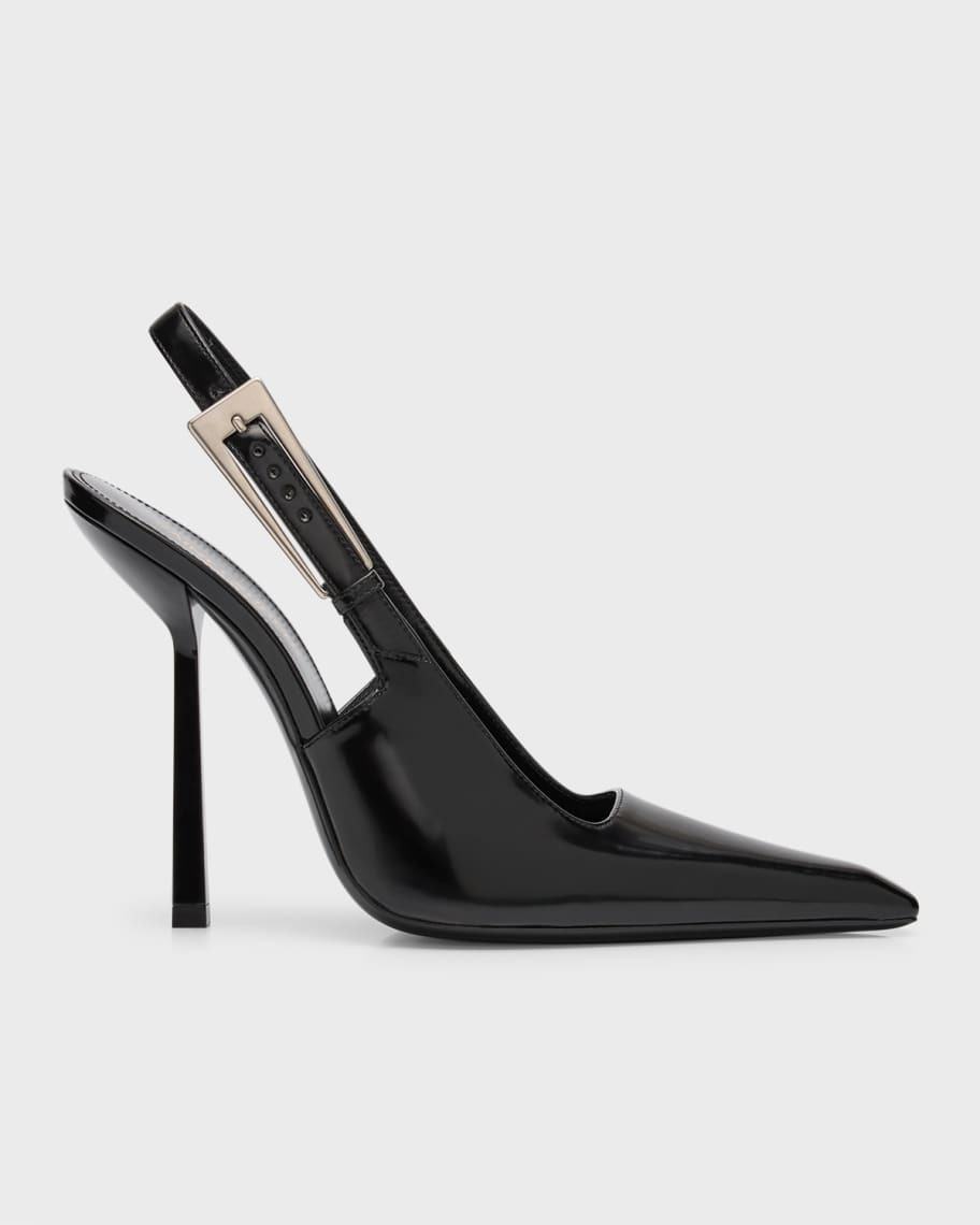 Lee Leather Slingback Pumps | Neiman Marcus