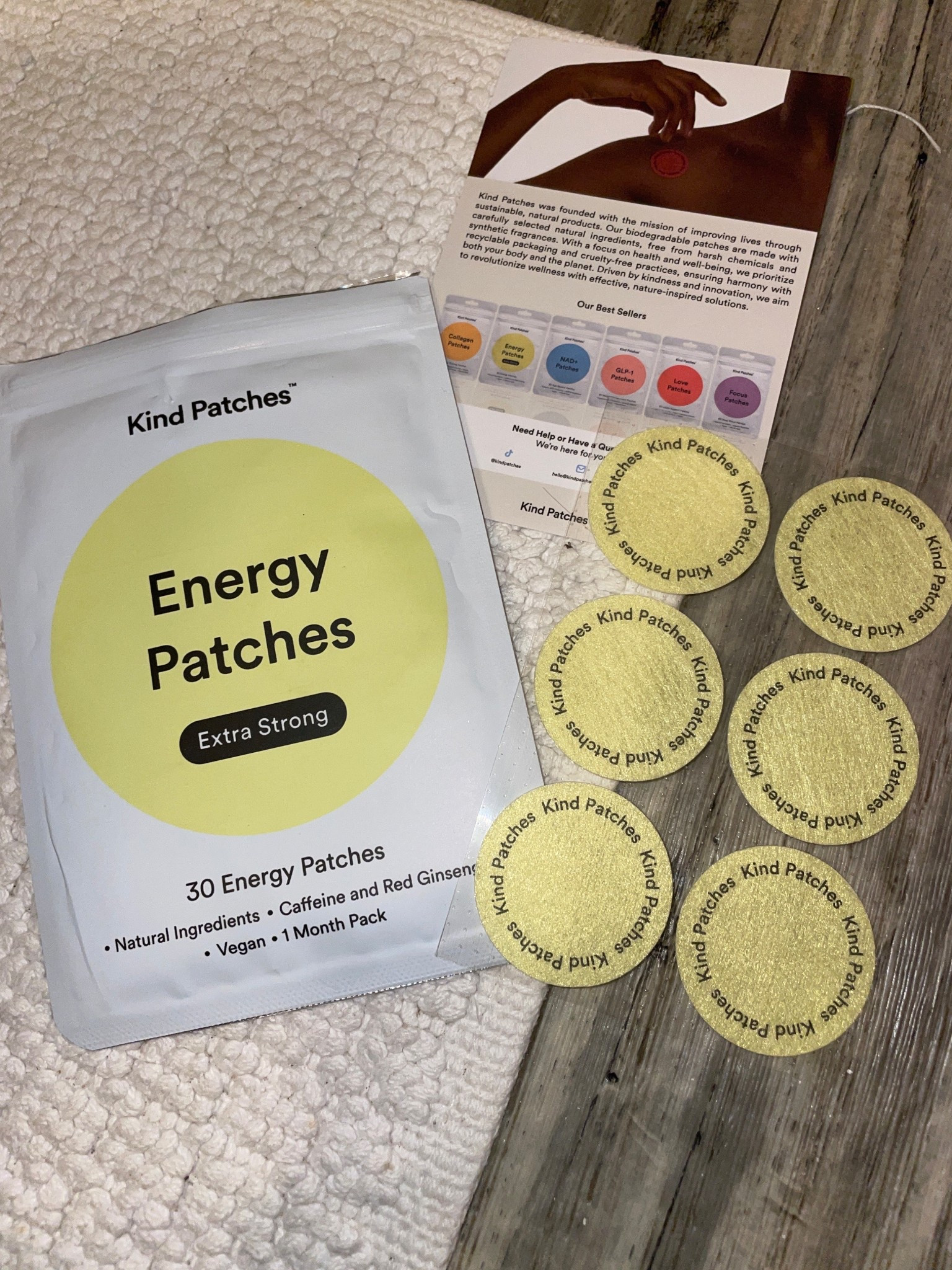 Kind Energy Patches extra strong with all natural ingredients! These packs have 30 patches/1 month supply and are vegan! I love my kind patches 

#LTKmomlife #LTKdayinmylife #LTKselfcare