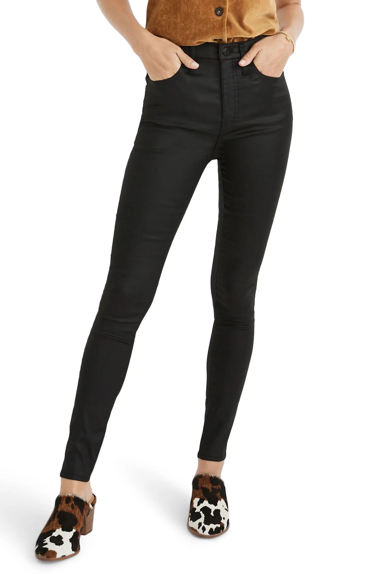 10 Coated Edition High Waist Skinny Jeans | Nordstrom