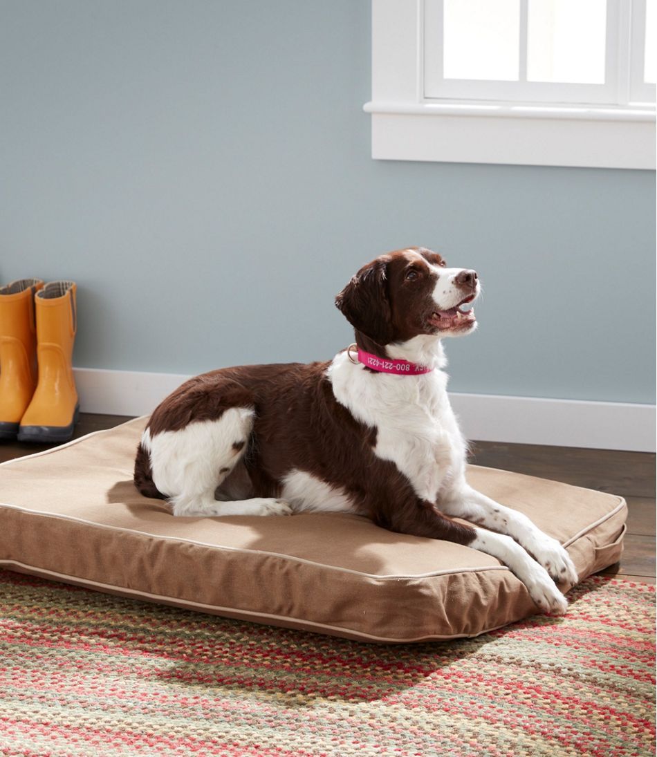 Premium Denim Dog Bed Set, Rectangular | L.L. Bean