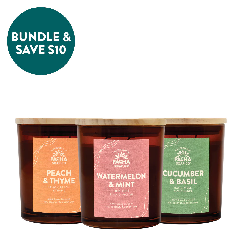 Summer Scents Candle Bundle | Pacha Soap Co.