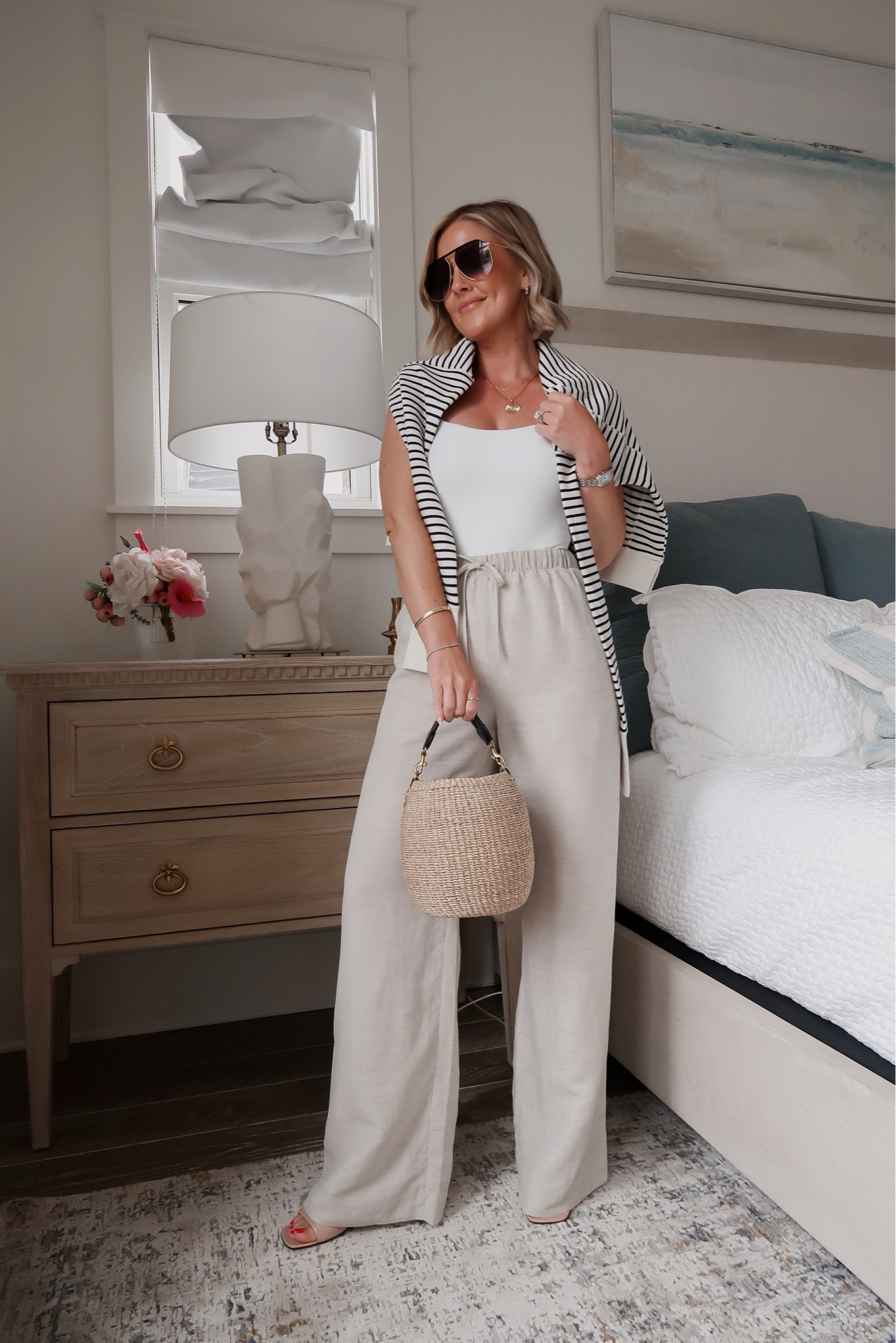 One of my favorite outfits so far this summer and you can get the Clare V. bucket bag 20% off! 

#LTKItBag #LTKStyleTip #LTKSaleAlert