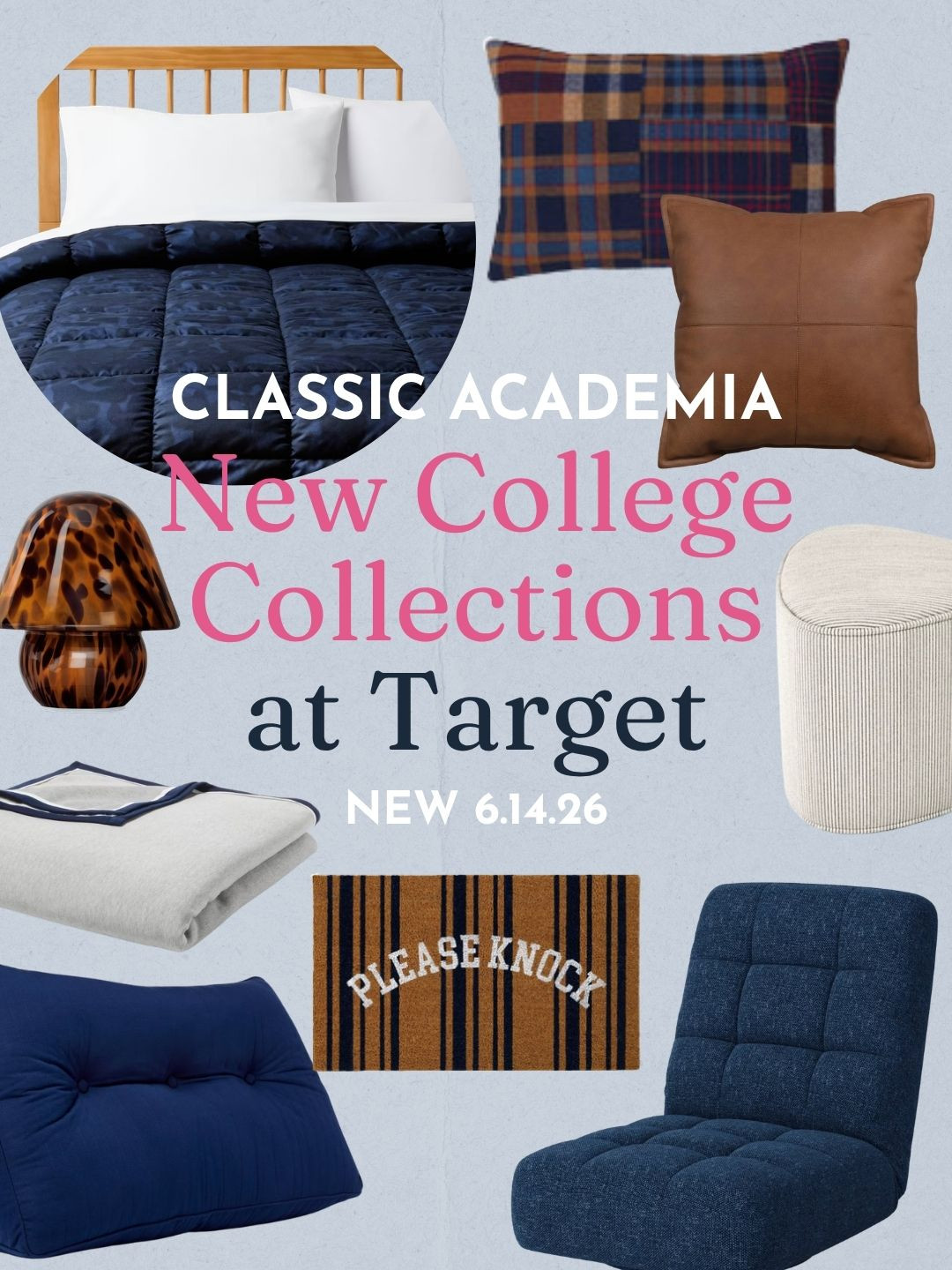 New at Target 6.14.26 - the Classic Academia Collection. Comfy seating, bedding with traditional patterns, ottomans, lamps and more.  

 #LTKHome