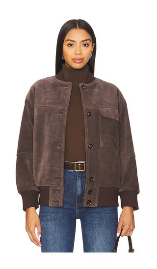 Fuji Jacket in Espresso | Revolve Clothing (Global)