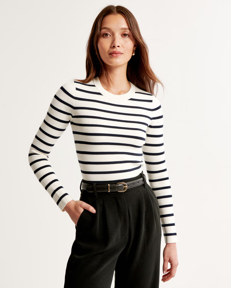 Women's Slim Crew Sweater Top | Women's Tops | Abercrombie.com | Abercrombie & Fitch (US)