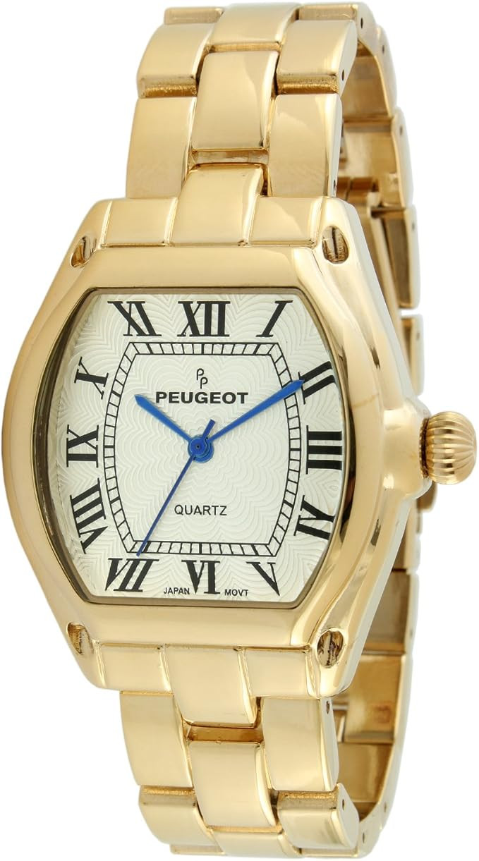 Peugeot Women's Tank Dress Watch with Bracelet & Roman Numeral Dial | Amazon (US)
