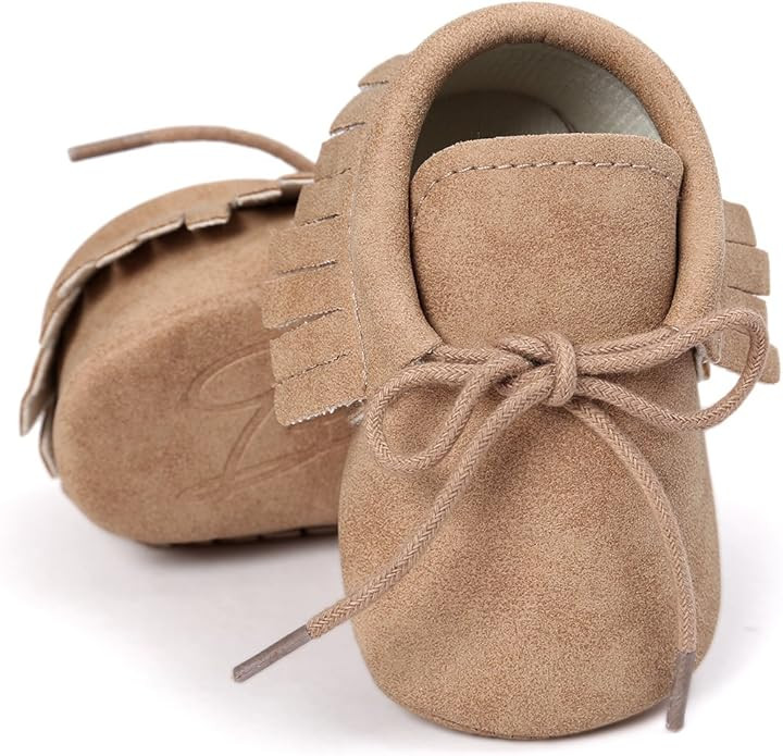 Baby Boys Girls Moccasins Sneakers Soft Sole Tassels Prewalker Anti-Slip Shoes | Amazon (US)