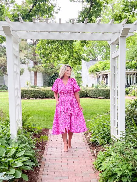 The perfect special occasion dress! Runs large, size down. I’m wearing an 8 but could have done a 6.

Lilly Pulitzer
Afternoon Tea Dress
Bright
Pink
Nude Heels
Summer Outfit

#LTKwedding #LTKstyletip #LTKSeasonal