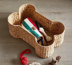Handwoven Seagrass Pet Storage Basket | Pottery Barn (US)