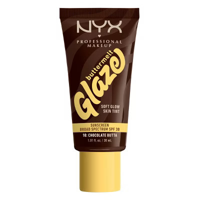 NYX Professional Makeup Buttermelt Glaze Skin Tint with SPF 30 - Chocolate Butta - 1.01 fl oz | Target