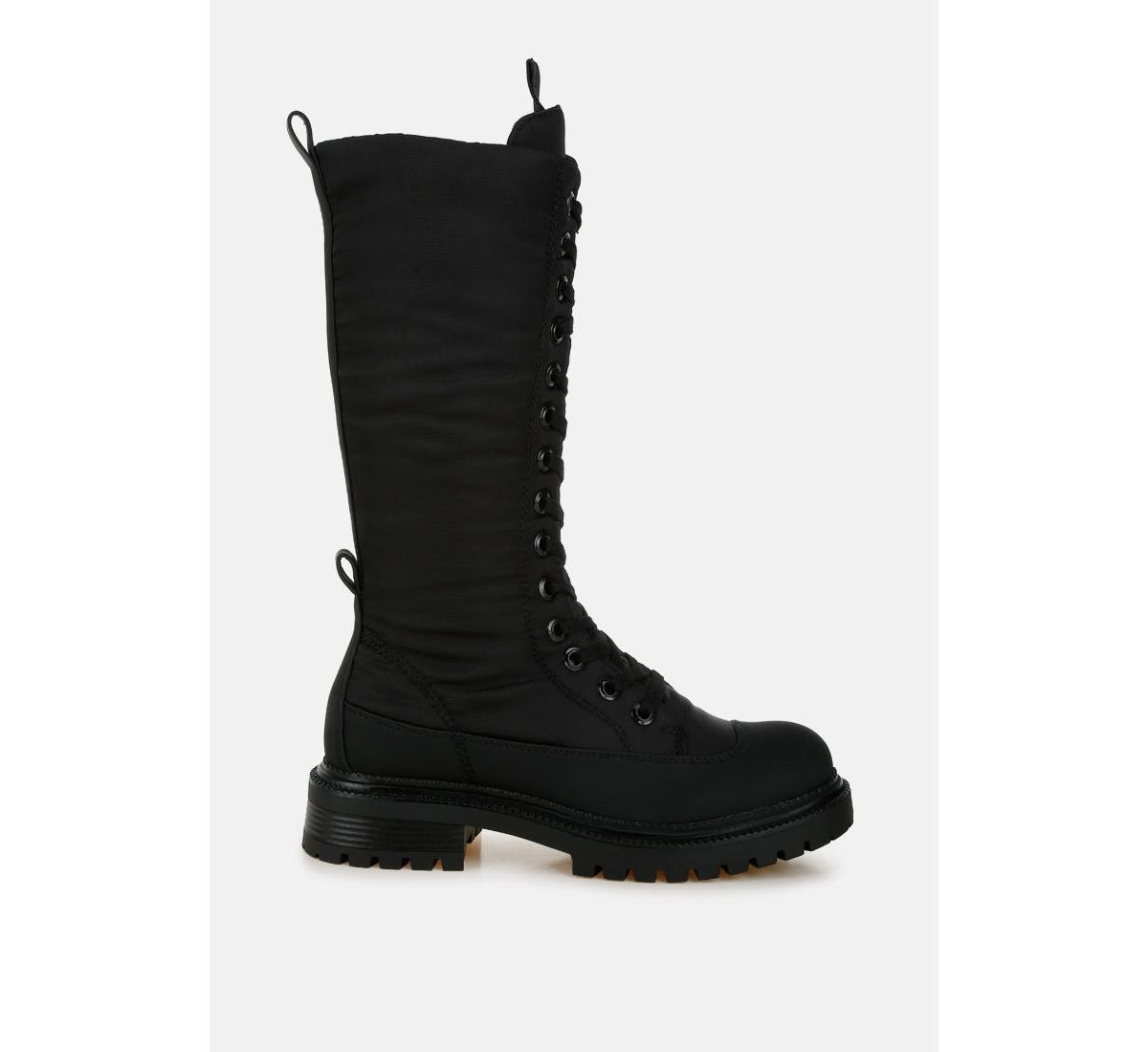 Argi Anti-Skid Lace-Up Combat Boots - Black | Macy's