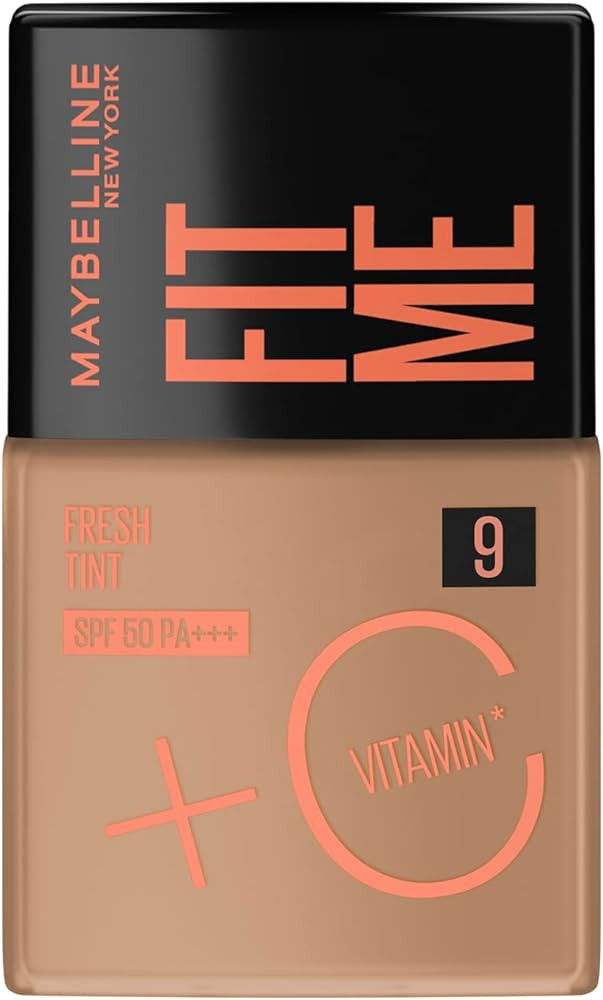 Base Líquida Maybelline NY Fit Me Fresh Tint com Vitamina C e FPS50 - COR 09-30ml | Amazon (BR)