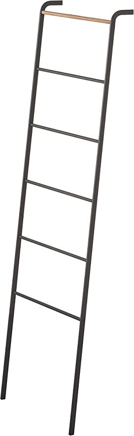 Yamazaki Home Leaning Ladder Rack, One Size, Black | Amazon (US)