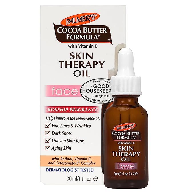 Palmer's Cocoa Butter Formula Skin Therapy Vitamin E Oil for Face, Rosehip Fragrance, 1 Ounce | Amazon (US)