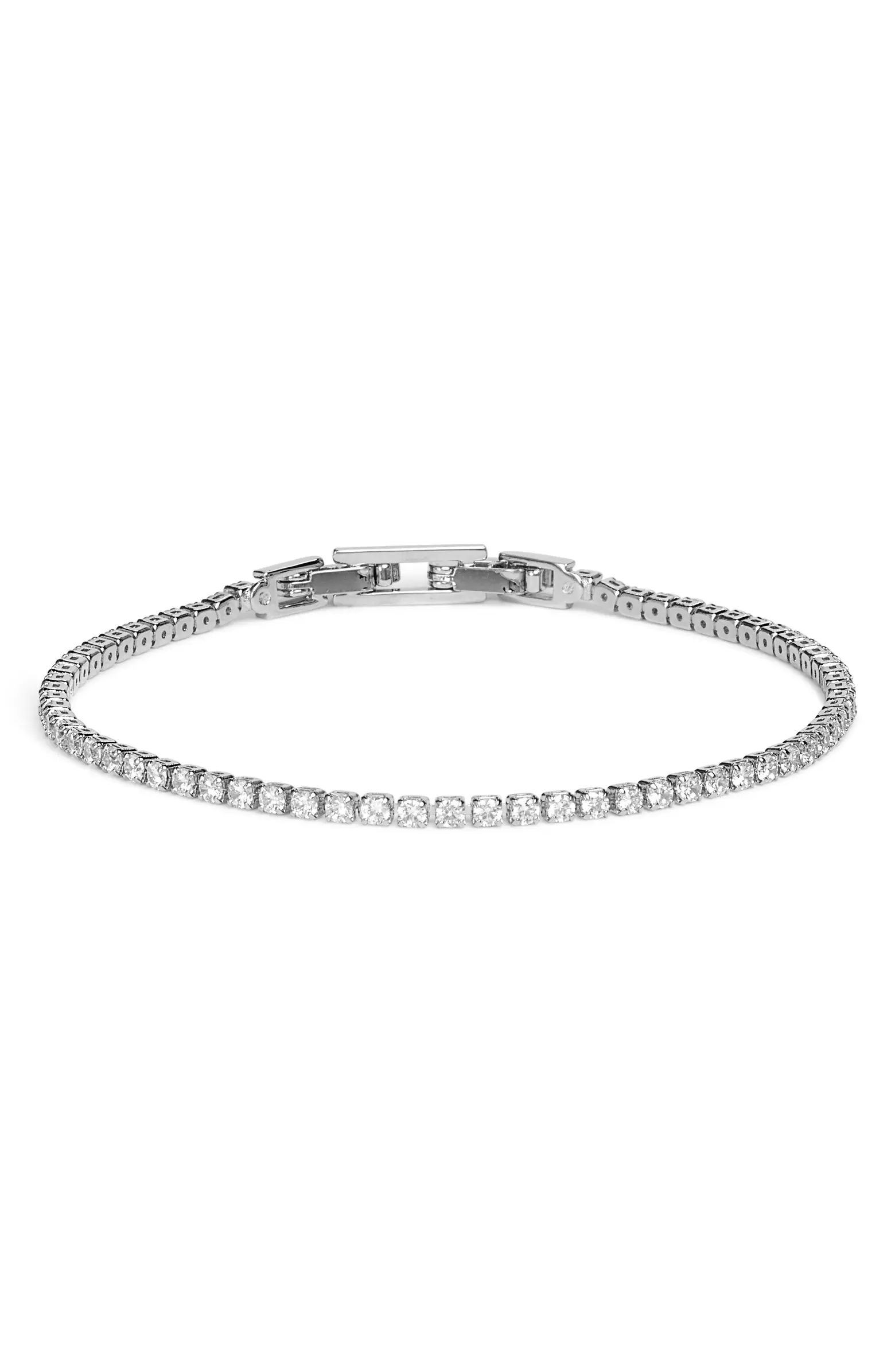 Nordstrom 2mm Cubic Zirconia Tennis Bracelet | Nordstrom | Nordstrom