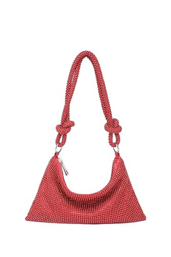 Rhinestone Purse for Women Evening Bag Glitter Sparkly Mini Handbags | Amazon (US)