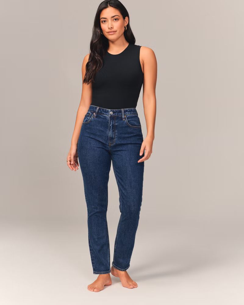 Women's Curve Love High Rise Skinny Jean | Women's | Abercrombie.com | Abercrombie & Fitch (US)