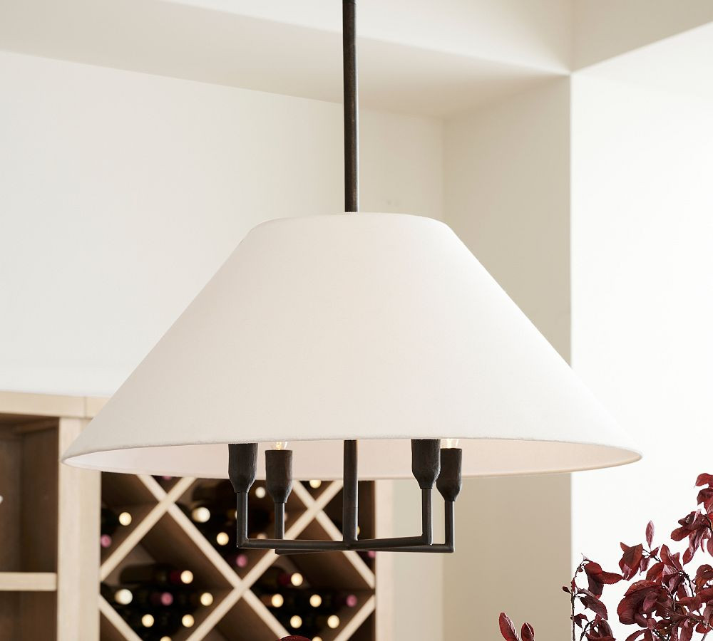Lincoln Metal Chandelier | Pottery Barn (US)