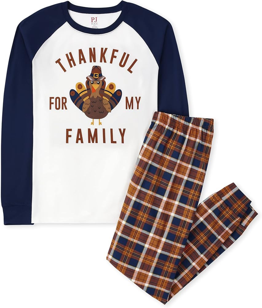 The Children's Place Baby Girls' Thanksigving Pajamas, Cotton | Amazon (US)