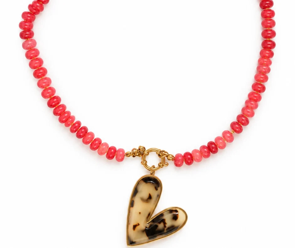 Untamed Heart Natural Stone Necklace | KC Chic Designs