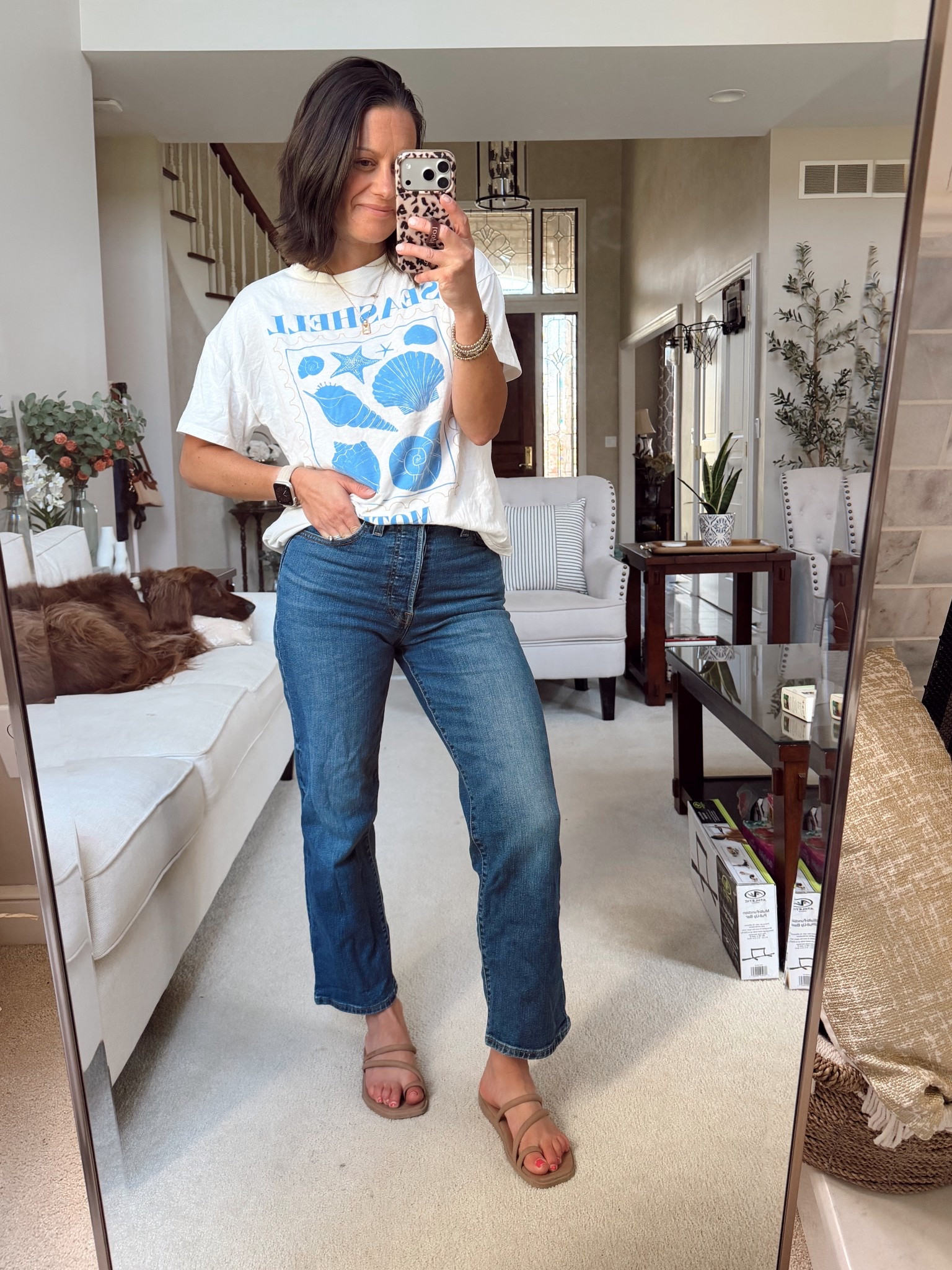 Casual mom outfit with these $9 Walmart tees and Amazon jeans! Both run true to size. Wearing a small in the tee and 26 in the jeans.



#LTKmomlife #LTKOver40 #LTKootd