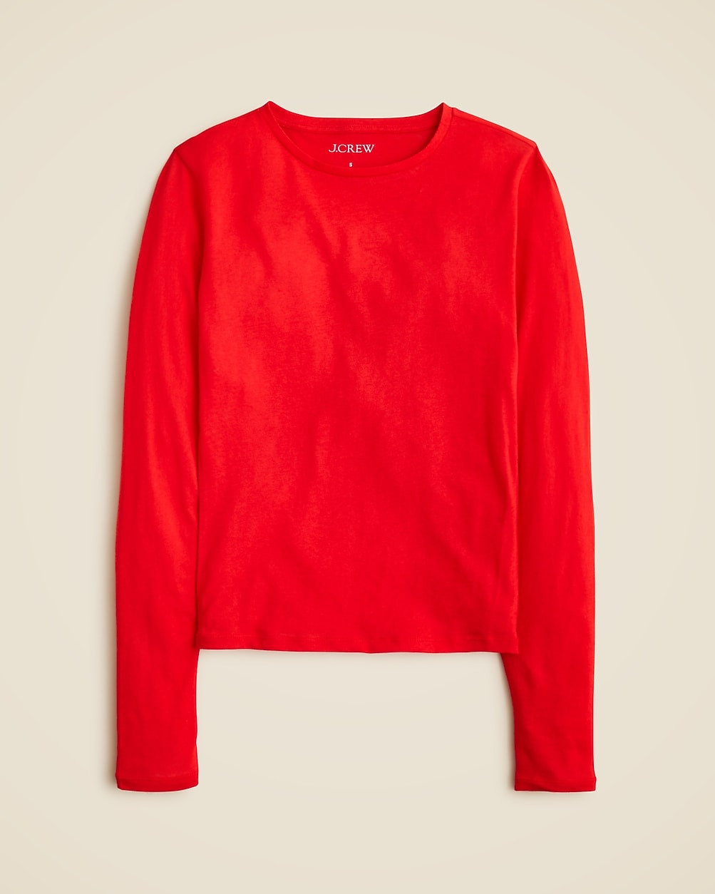 Tissue crepe long-sleeve T-shirt | J. Crew US