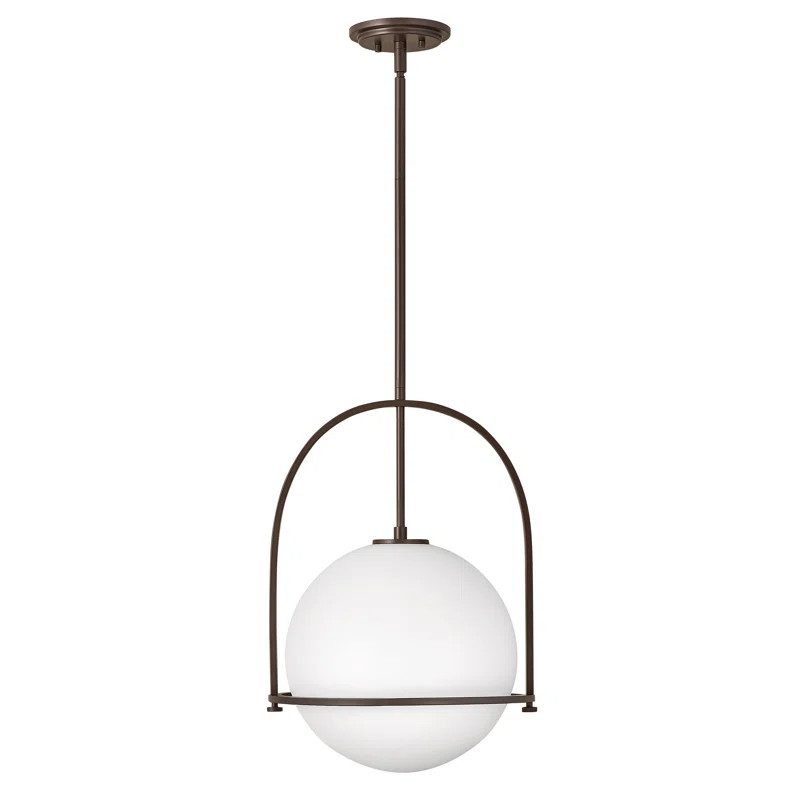 Arie Single Light Glass Dimmable Pendant | Birch Lane