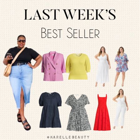 Last week’s best sellers and most loved items. 

#LTKSeasonal #LTKfindsunder50 #LTKplussize