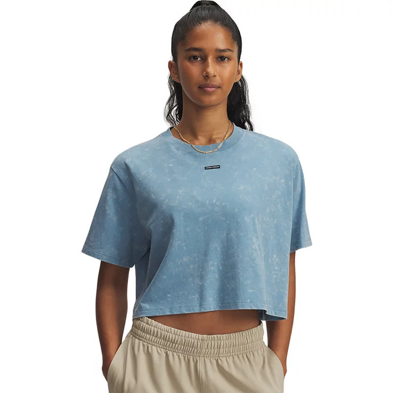 Under Armour Women's Wash Logo Boxy Crop T-shirt | Academy Sports + Outdoors