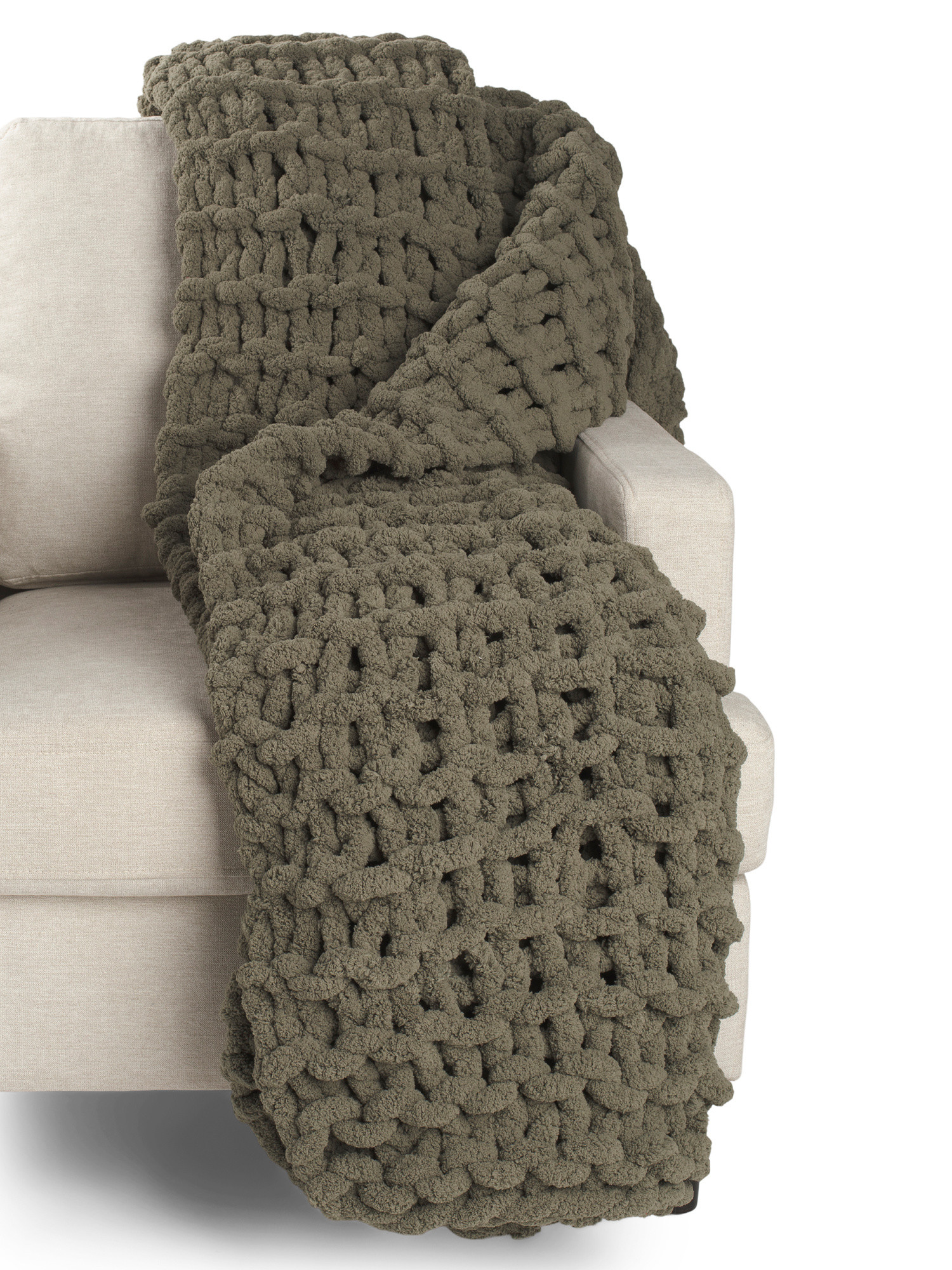 Super Chunky Knit Cozy Throw | TJ Maxx