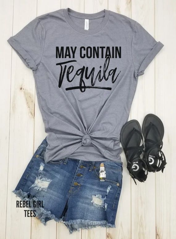 May Contain Tequila - Bachelorette Party, Cinco de Mayo shirt, Birthday Shirts, Girls Night Out, ... | Etsy (US)