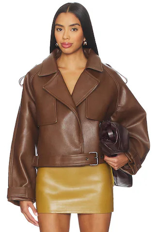 Nakedvice The Madden Jacket in Brown from Revolve.com | Revolve Clothing (Global)