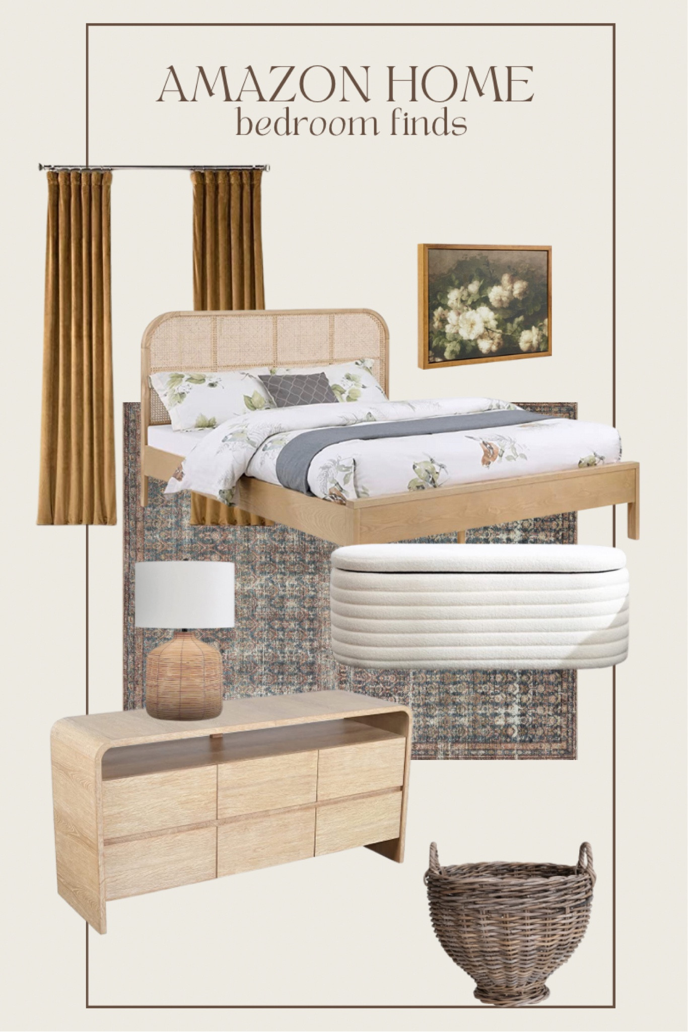 Amazon home bedroom
Amazon cane bed
Velvet blackout curtains 

#LTKsalealert #LTKhome #LTKFind