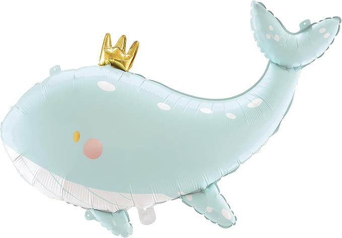 Whale balloons, Big blue whale balloons, newborn boy coming home, whale balloons baby shower, new... | Amazon (US)